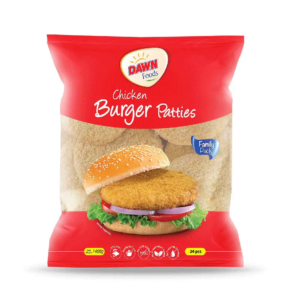 Dawn Foods Chicken Burger Patties (Family Pack)