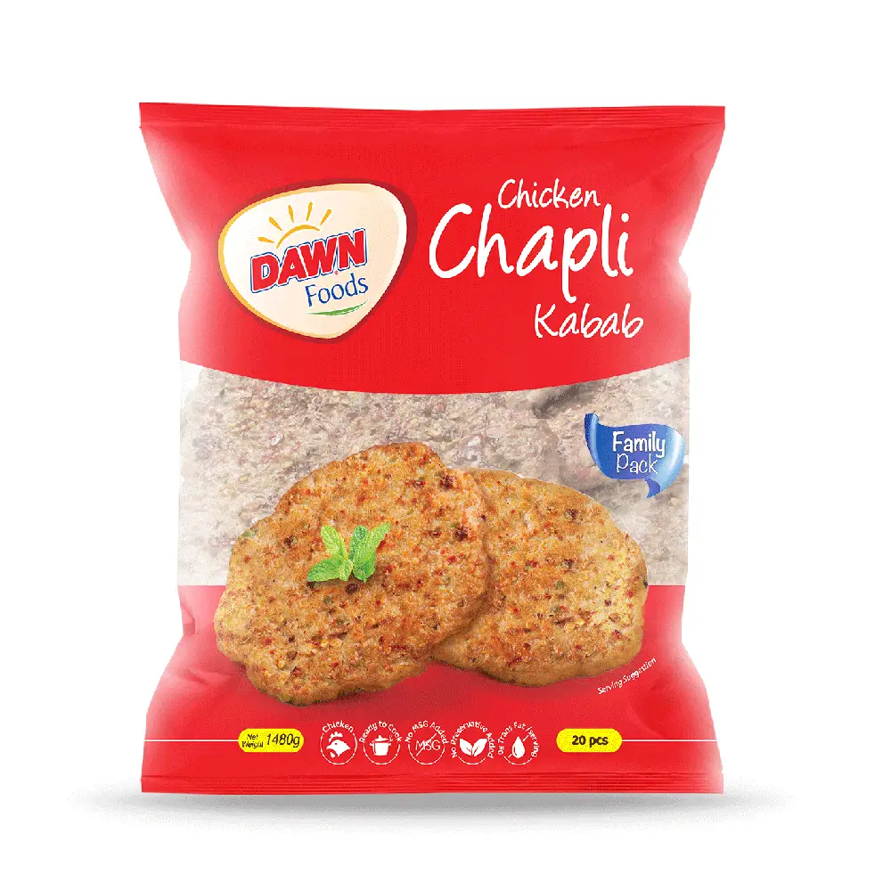 Dawn Foods Chicken Chapli Kabab (Family Pack)