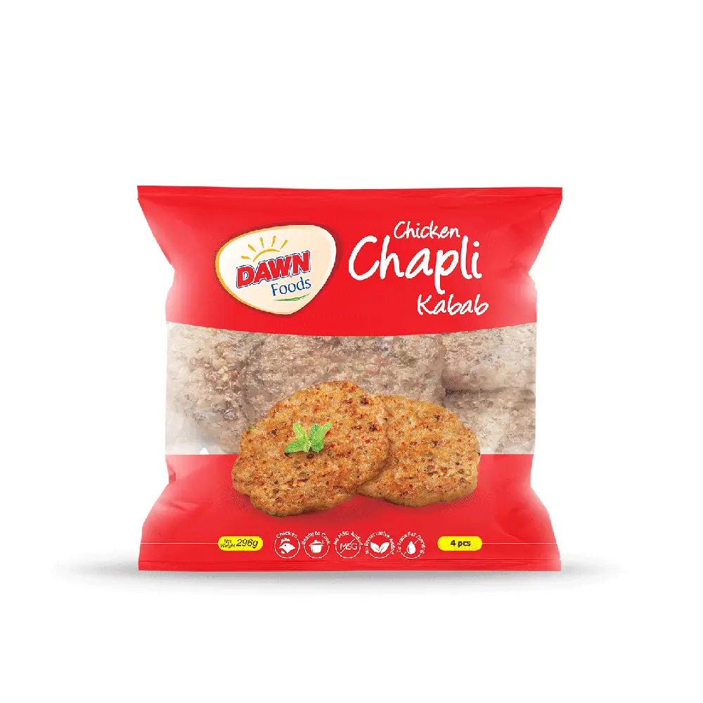 Dawn Foods Chicken Chapli Kabab (Regular Pack)