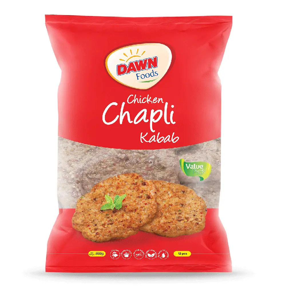 Dawn Foods Chicken Chapli Kabab (Value Pack)