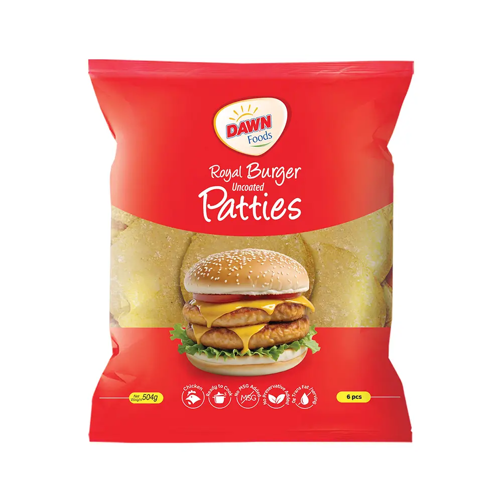 Dawn Foods Royal Burger Uncoated Patties